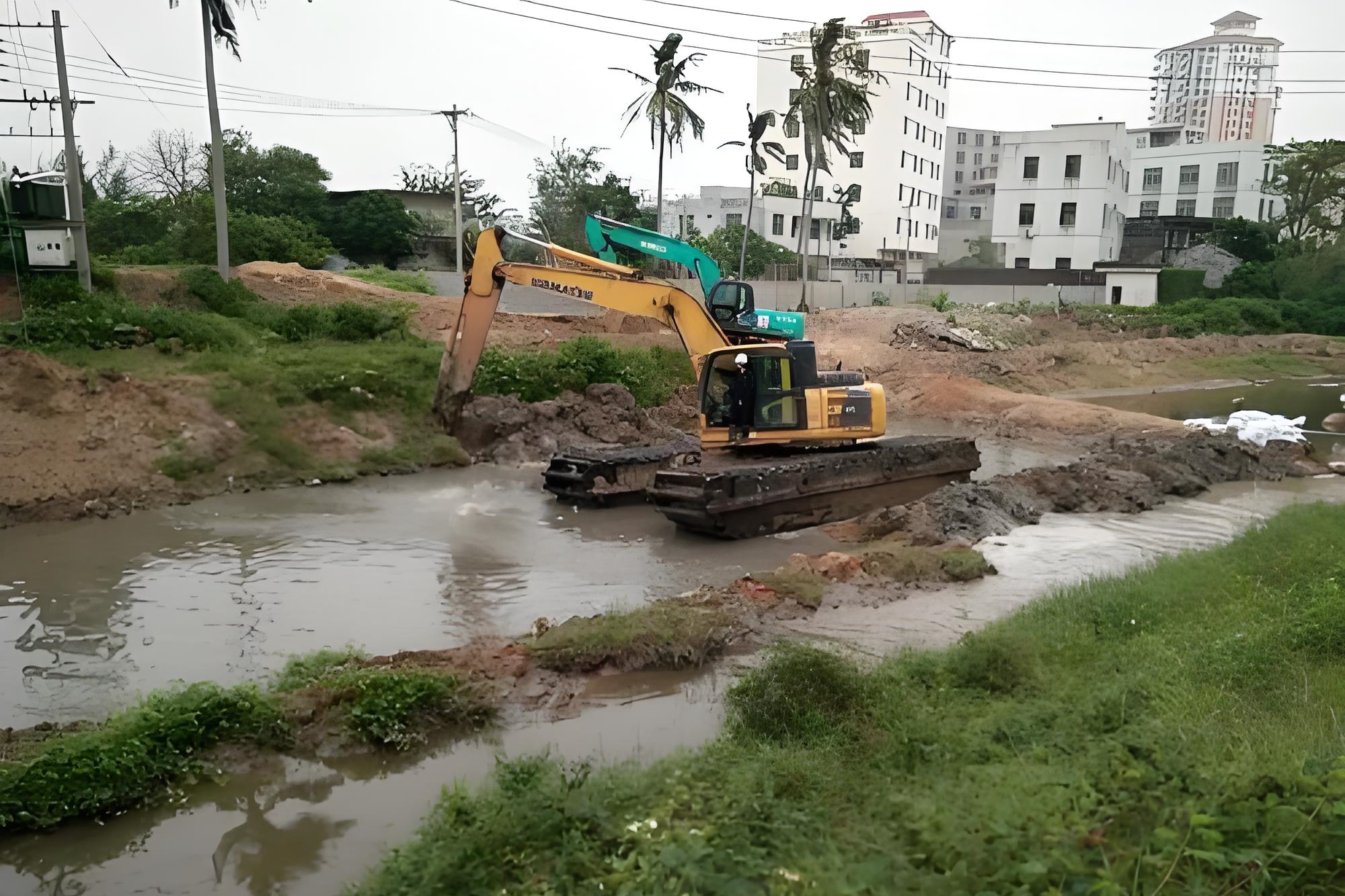 河南信陽挖機(jī)清淤施工隊(duì)-挖機(jī)加長臂清淤適合多大深度的區(qū)域？