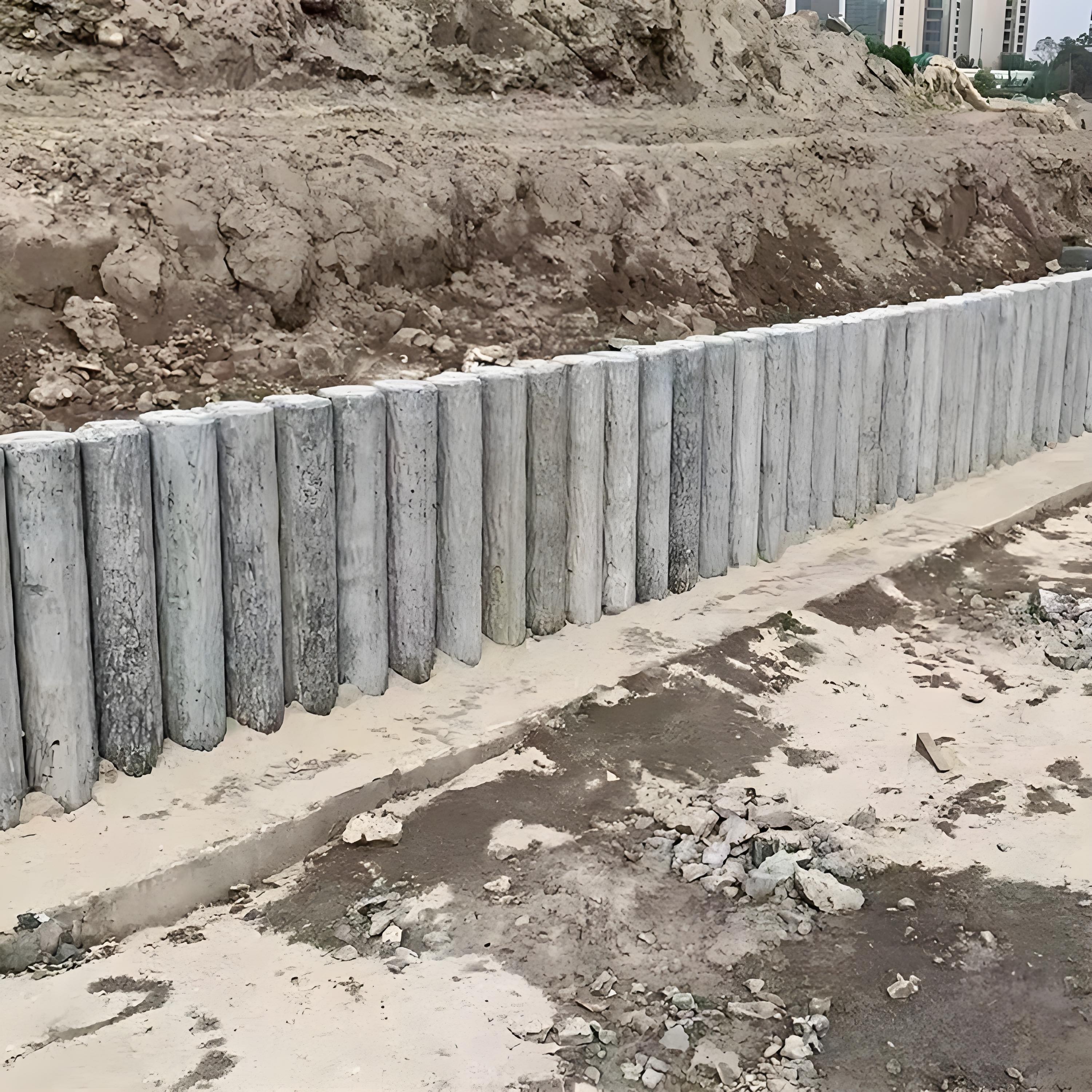 水泥樁批發(fā)廠家泓樺錦嘉 - 打水泥樁的樁間距最小可以是多少？?