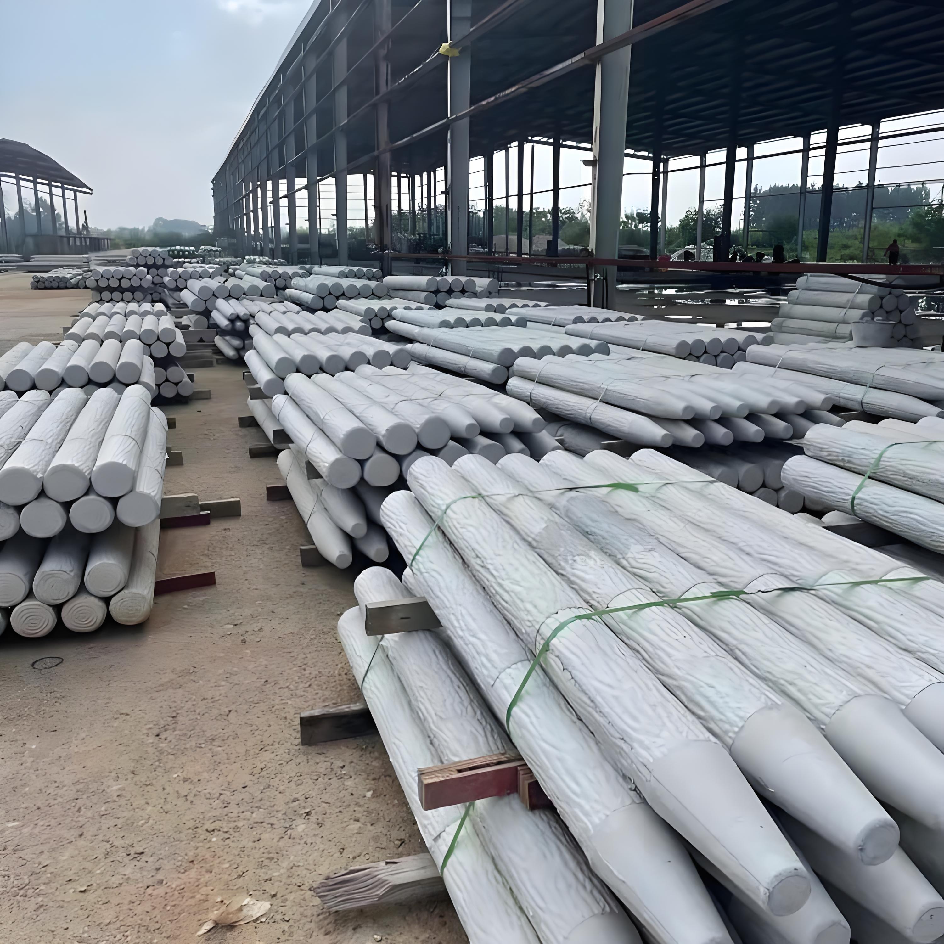 水泥仿木樁廠家泓樺錦嘉-打仿木樁需要打樁機嗎？