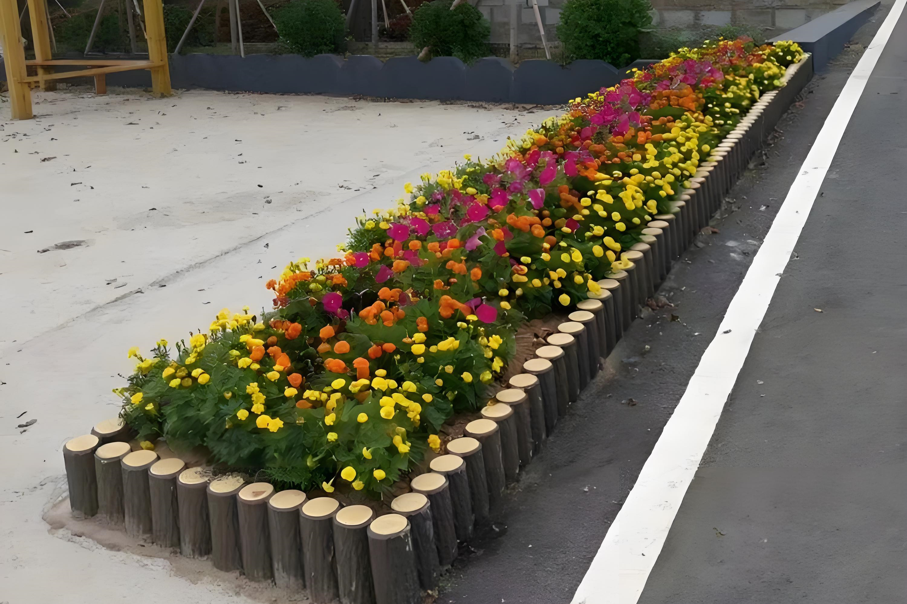 水泥仿木樁施工隊泓樺錦嘉 - 庭院打仿木樁選多大直徑合適？